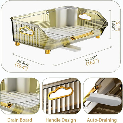 Acrylic Luxury Dish Drain Rack