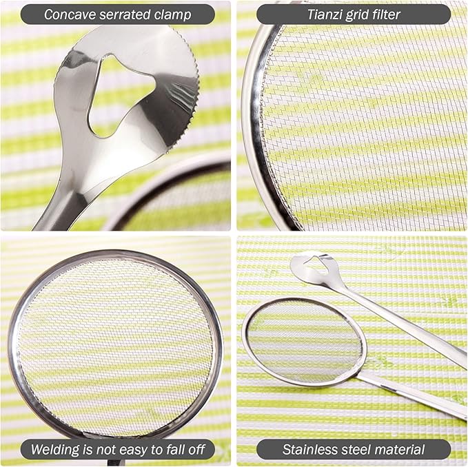Stainless Steel 2 in 1 Food Clip