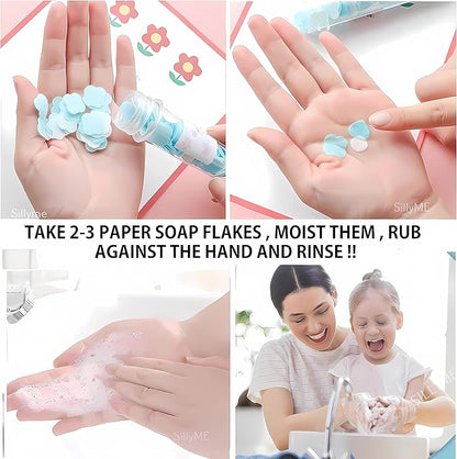 Disposable Flower Paper Soap (Pack of 2)