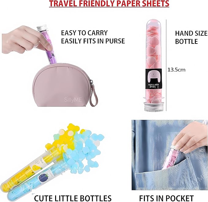 Disposable Flower Paper Soap (Pack of 2)