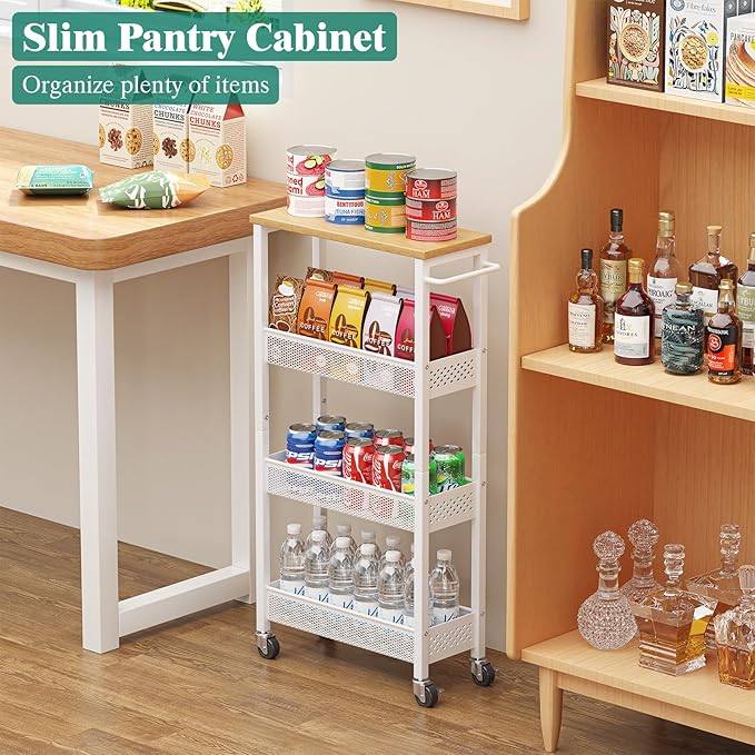 4 Tier Slim Trolly