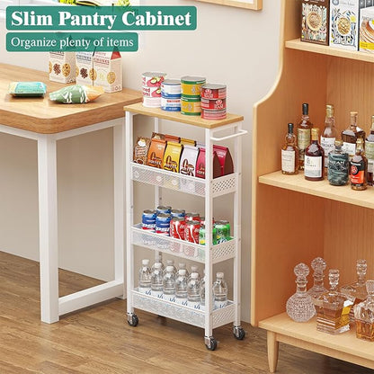 4 Tier Slim Trolly