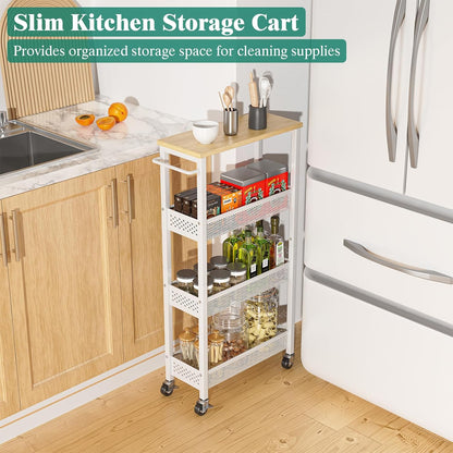 4 Tier Slim Trolly