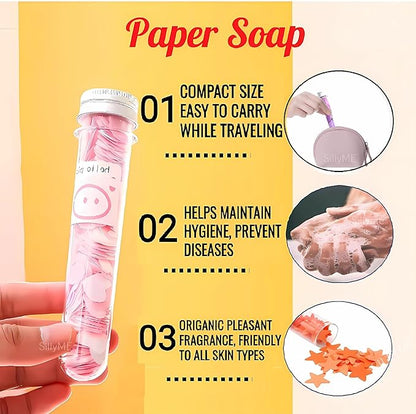 Disposable Flower Paper Soap (Pack of 2)