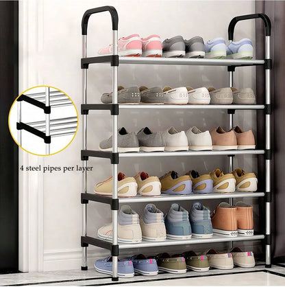 5 Layer Stainless Steel Shoe Rack