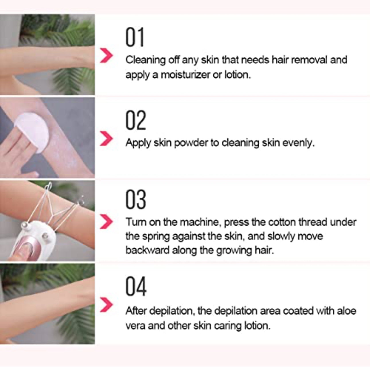 Electric fast and easy Hair Remover