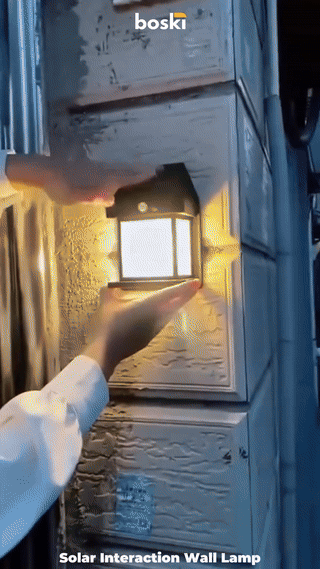 Solar Interaction Wall Lamp