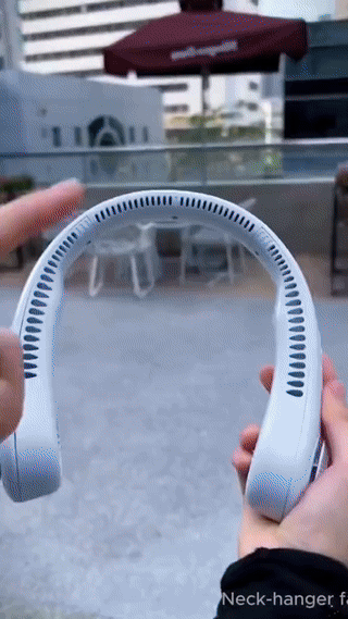 Portable Rechargeable Neck Fan