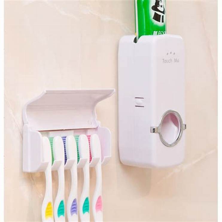 Toothpaste Dispenser And Holder
