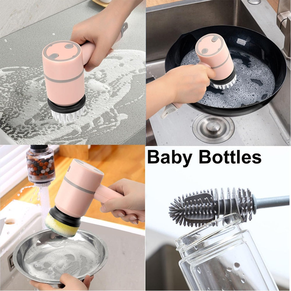 Cleaning Brush | Fast cleaning | Handheld | Electric | USB-powered