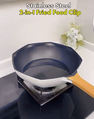 Stainless Steel 2 in 1 Food Clip