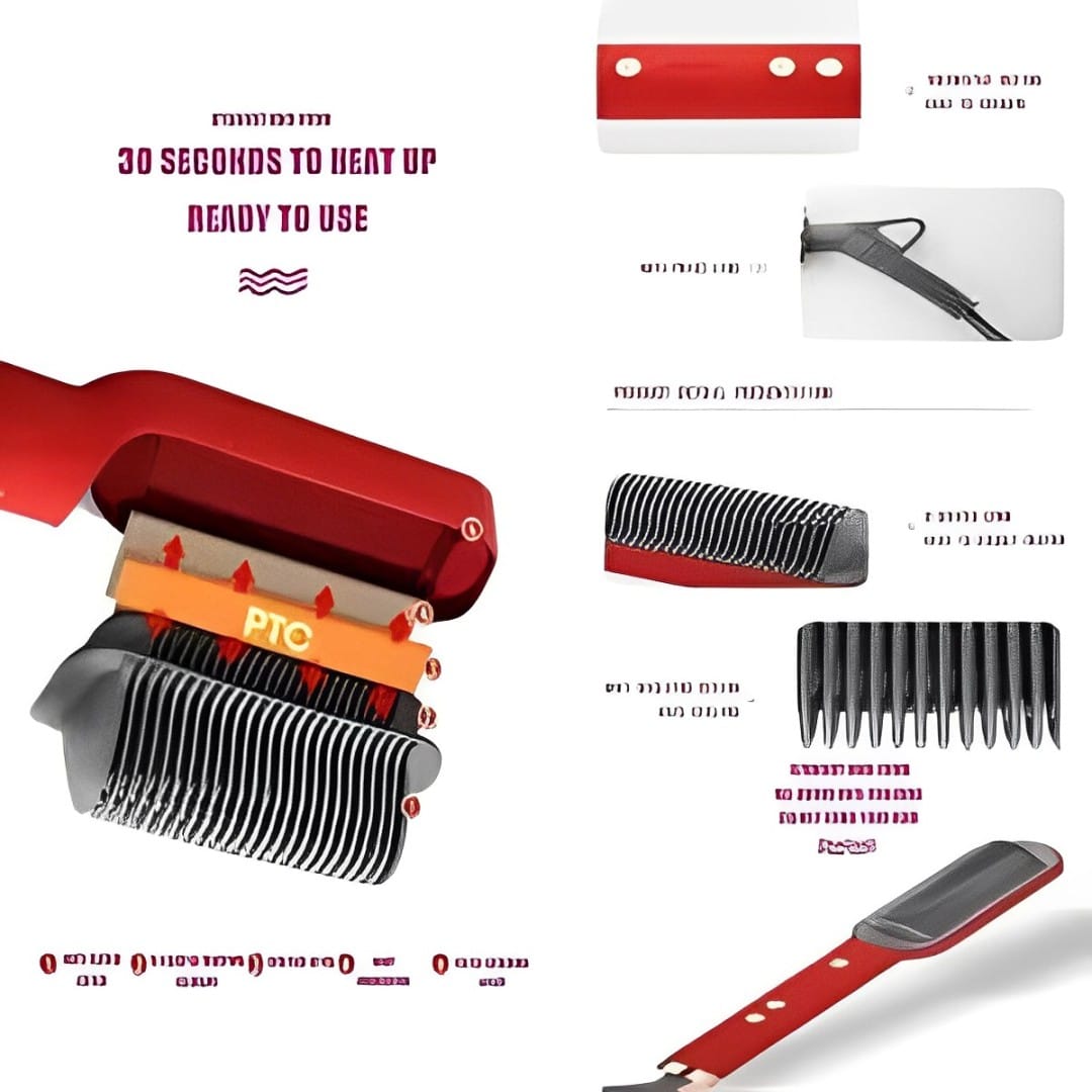 2 in 1 Electric Hair Straightener And Curler