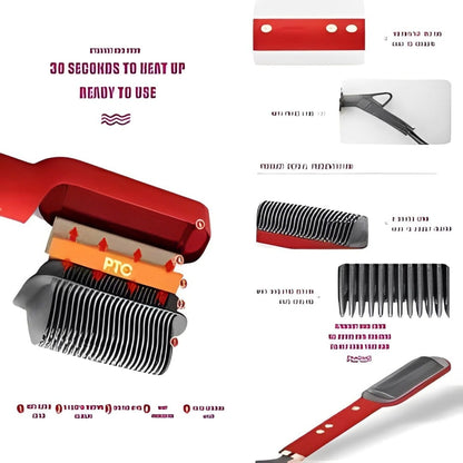 2 in 1 Electric Hair Straightener And Curler