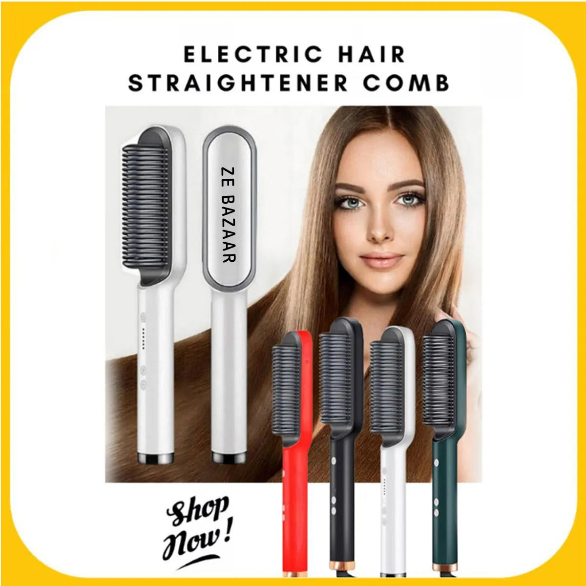 2 in 1 Electric Hair Straightener And Curler
