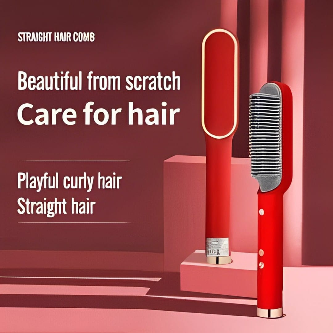 2 in 1 Electric Hair Straightener And Curler