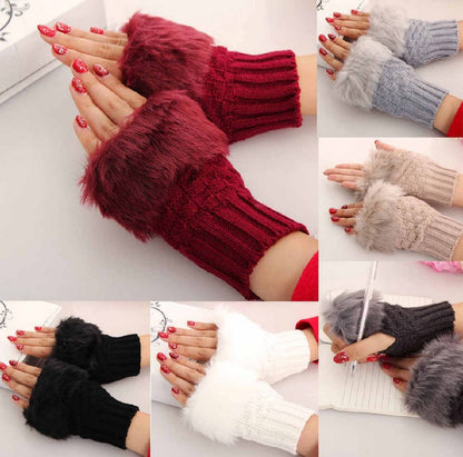 Women Fingerless Gloves