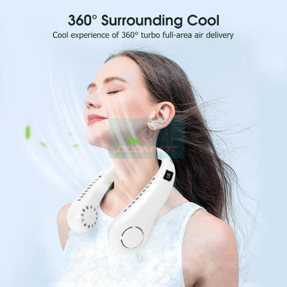 Portable Rechargeable Neck Fan