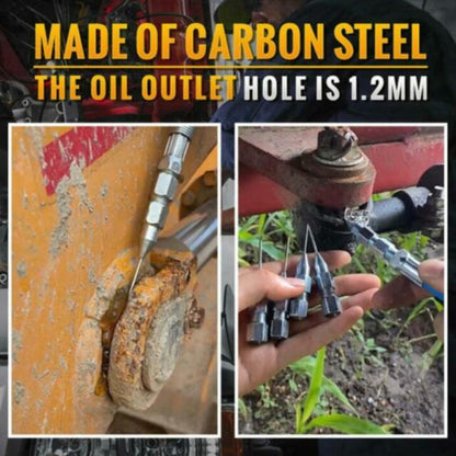 Grease GUN Needle Tip OF The Mouth