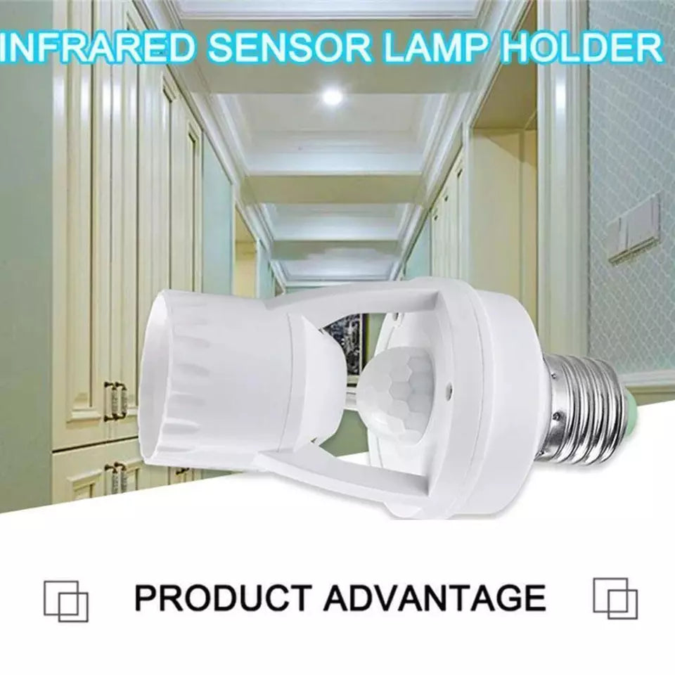 Bulb Holder with Sensor Motion