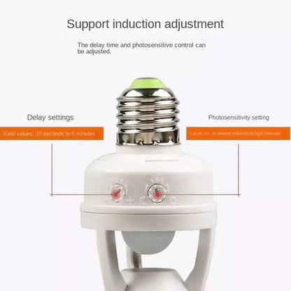 Bulb Holder with Sensor Motion